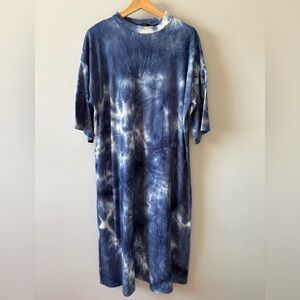 Dressed in LALA Blue Tie Dye Dress